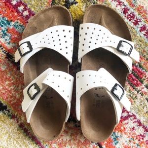 Birkenstock Birki’s White Sandals